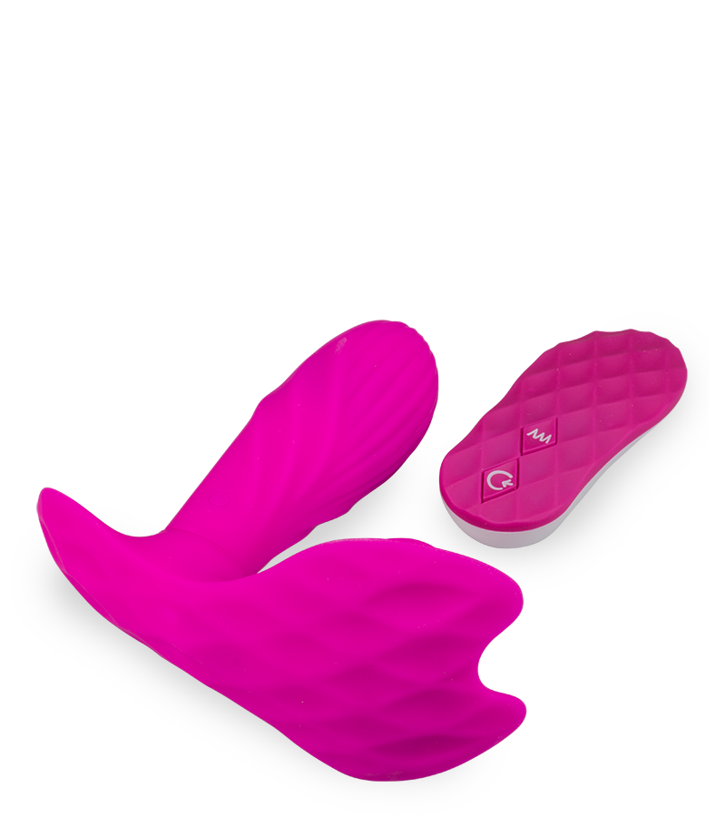 Vibrating Panty mit Druckwellen und Innendildo