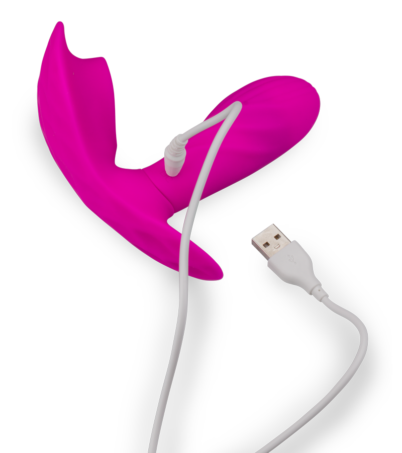 Vibrating Panty mit Druckwellen und Innendildo