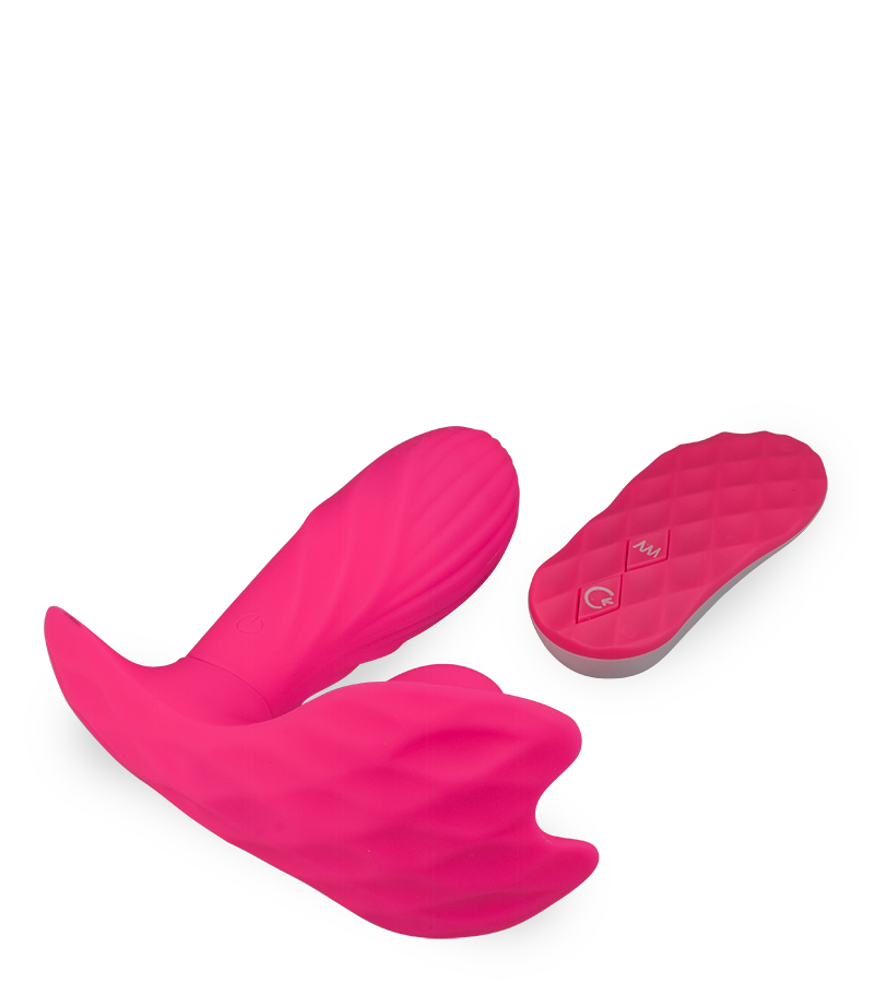 Vibrating Panty mit Druckwellen und Innendildo