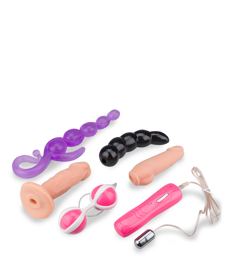 Vibrator-Set mit 5 Sextoys