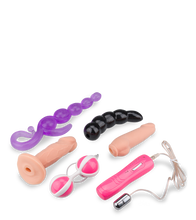 Laden Sie das Bild in den Galerie-Viewer, Vibrator-Set mit 5 Sextoys