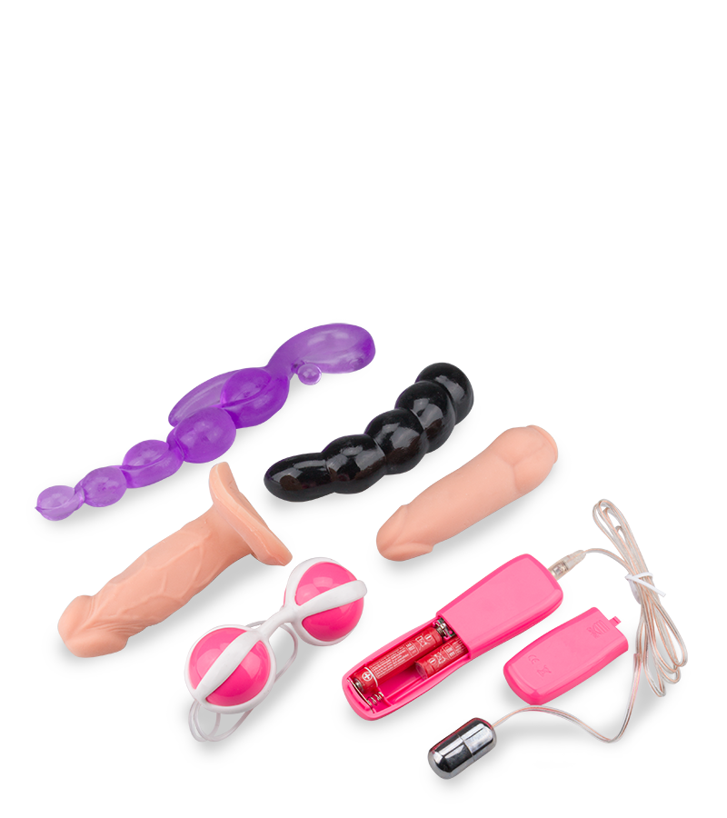 Vibrator-Set mit 5 Sextoys