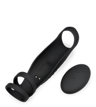 Laden Sie das Bild in den Galerie-Viewer, Vibrierende Penismanschette mit 9 Modi Intensify