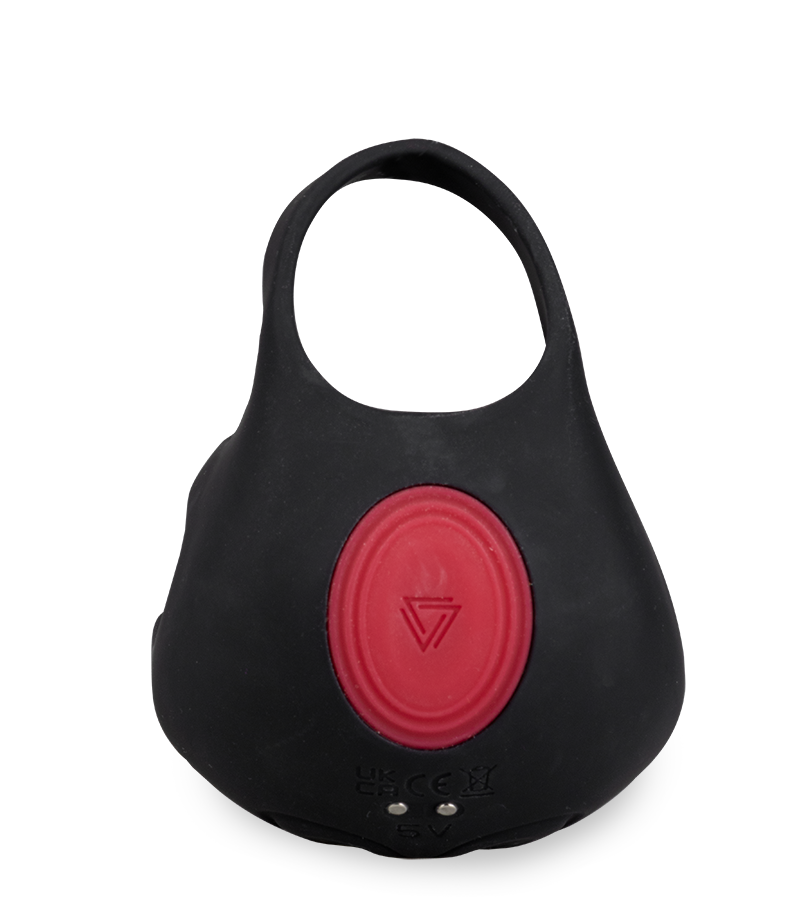 Vibrierender Cockring mit Hoden-Massager Sunday