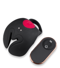 Laden Sie das Bild in den Galerie-Viewer, Vibrierender Cockring mit Hoden-Massager Sunday