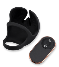 Laden Sie das Bild in den Galerie-Viewer, Vibrierender Cockring mit Hoden-Massager Sunday