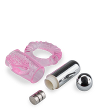 Laden Sie das Bild in den Galerie-Viewer, Vibro-Penisring mit genoppter Zunge
