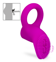 Laden Sie das Bild in den Galerie-Viewer, Vibro-Penisring mit Noppen