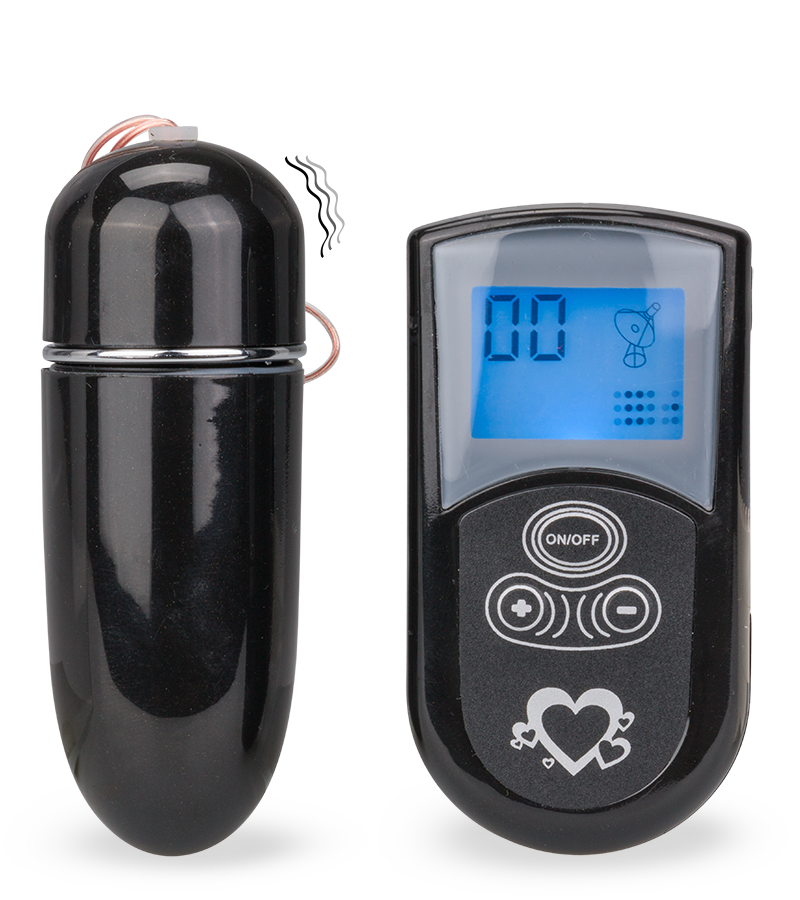 Vibroei mit LCD-Fernbedienung