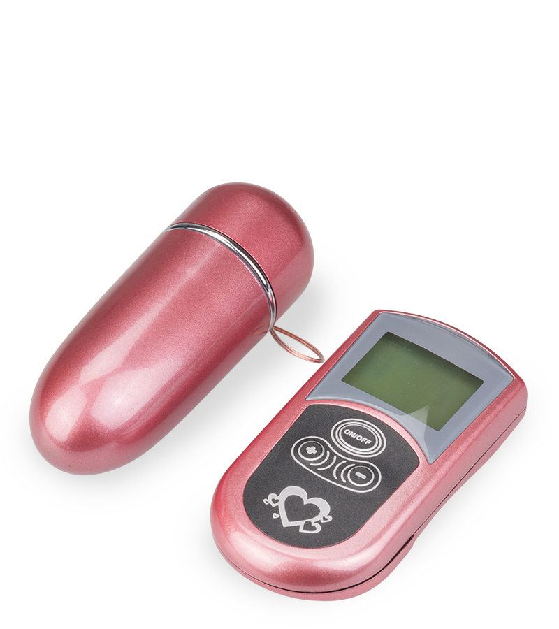 Vibroei mit LCD-Fernbedienung