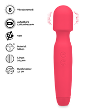 Laden Sie das Bild in den Galerie-Viewer, Wand Massager mit 8 Modi Wizard