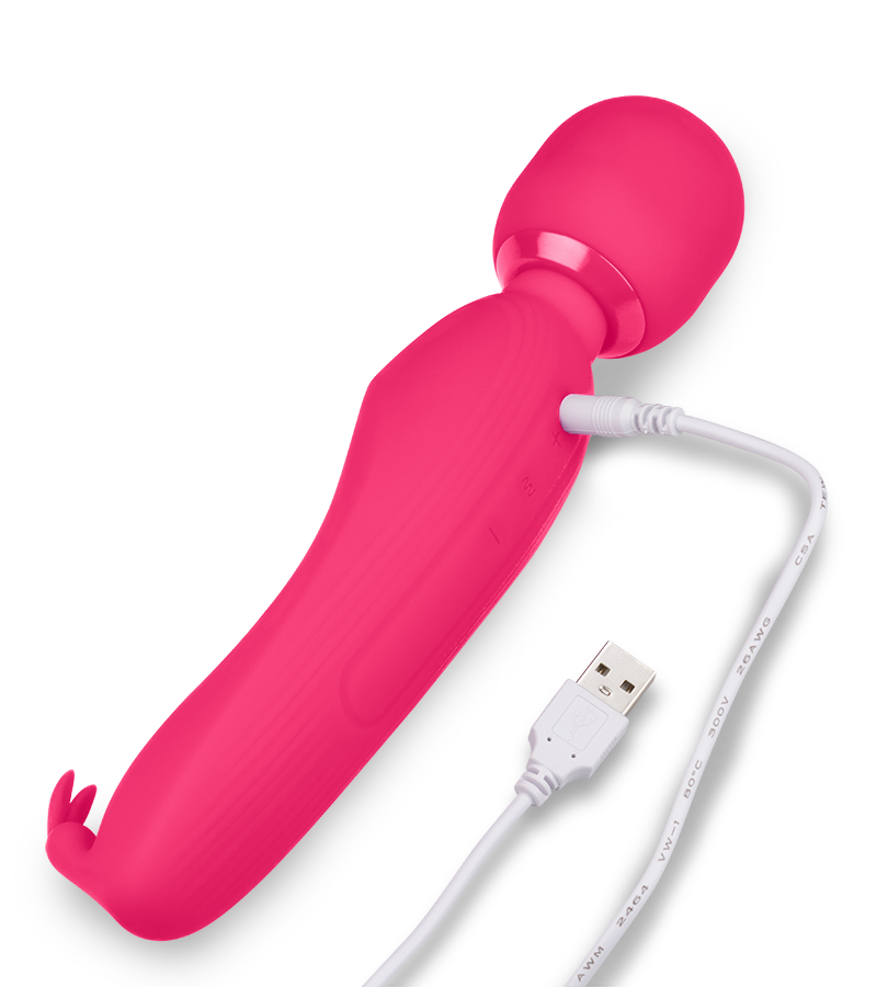 Wand Massager mit Rabbit Nirvana