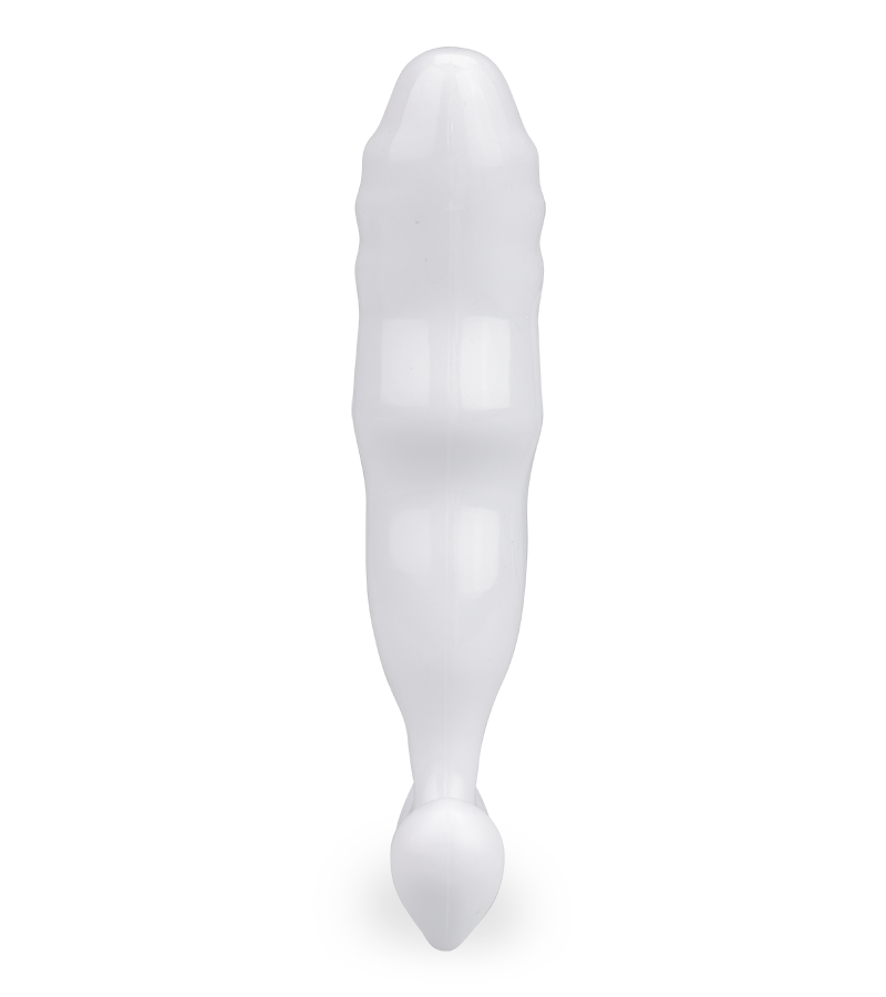 Weißer Prostata-Plug Thor, L-Größe