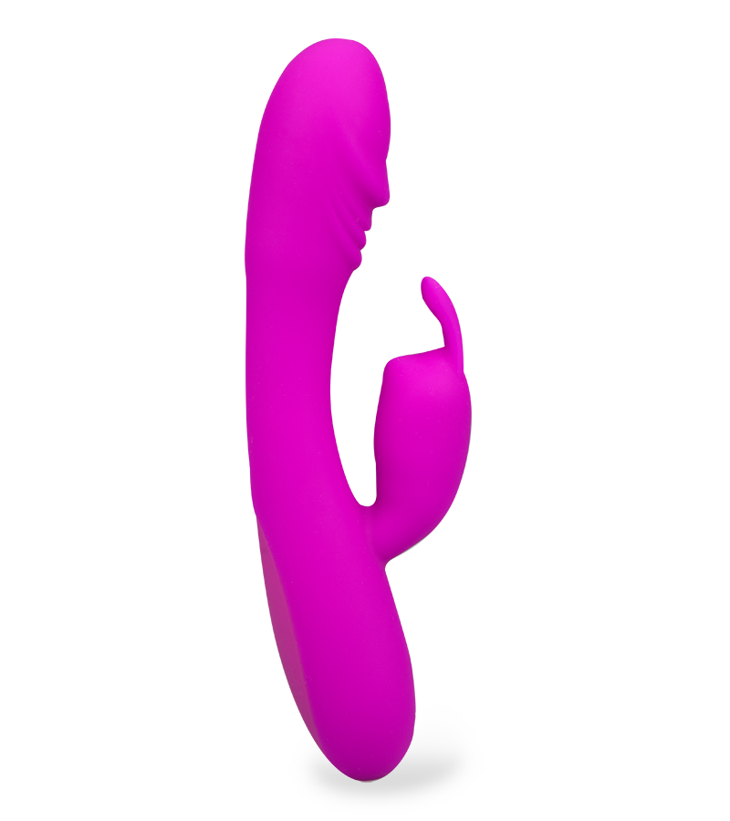 Wiederaufladbarer Rabbit-Vibrator Dual Spot