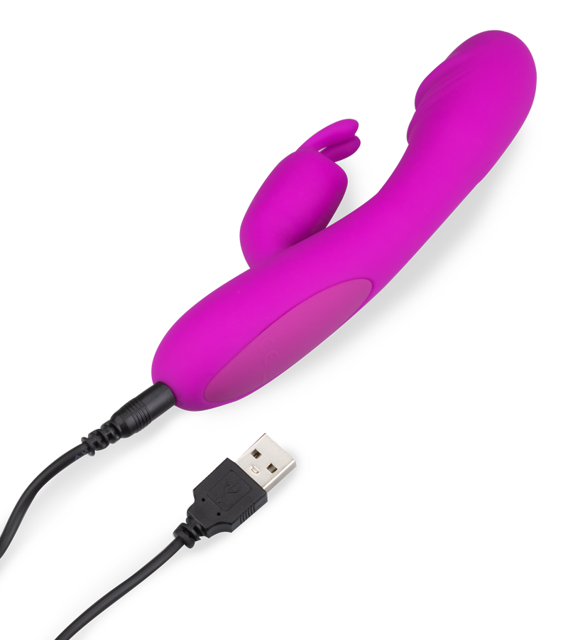 Wiederaufladbarer Rabbit-Vibrator Dual Spot