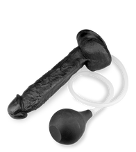 Laden Sie das Bild in den Galerie-Viewer, XL-Saugnapfdildo mit Spritzfunktion