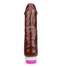 Laden Sie das Bild in den Galerie-Viewer, Zweifarbiger biegsamer Dildo-Vibrator