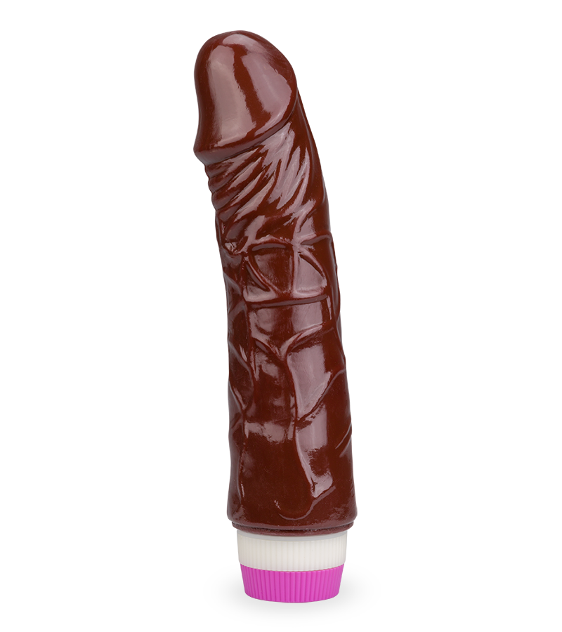 Zweifarbiger biegsamer Dildo-Vibrator