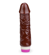 Laden Sie das Bild in den Galerie-Viewer, Zweifarbiger biegsamer Dildo-Vibrator